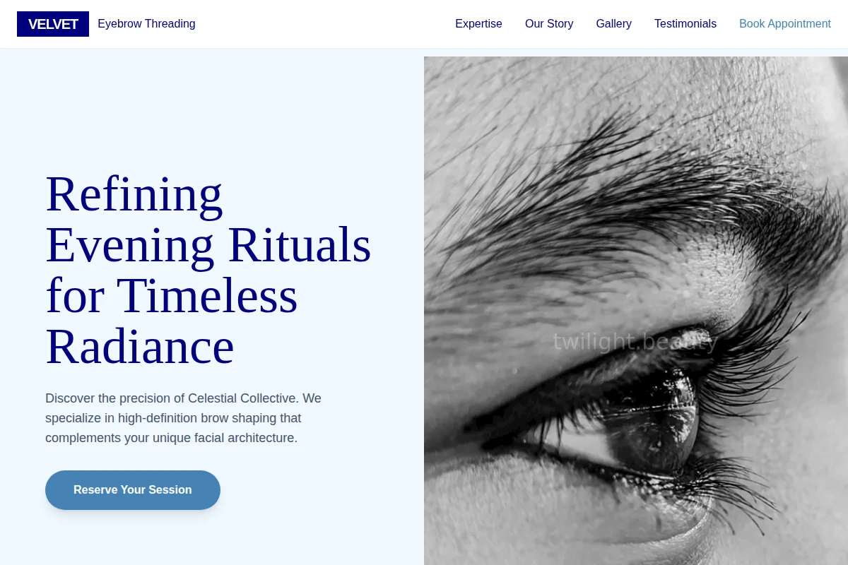 Velvet Eyebrow Threading
