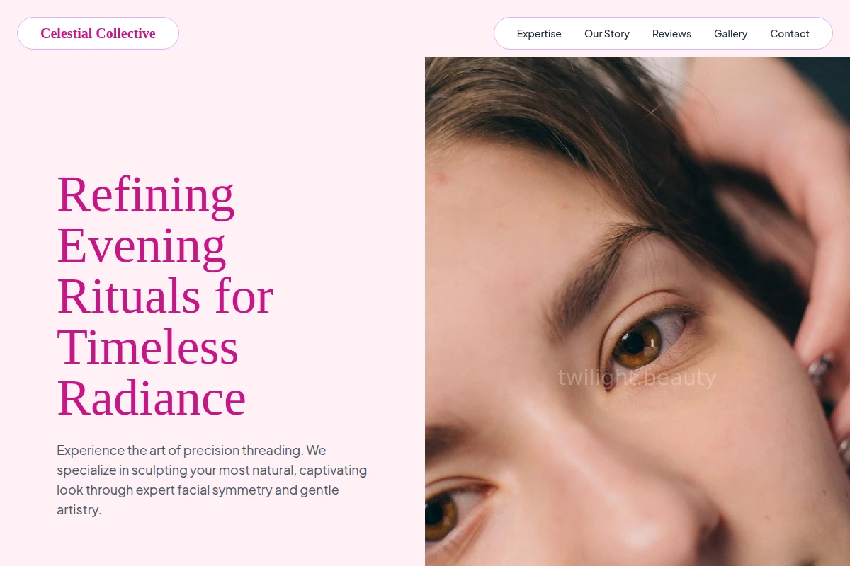 Velvet Eyebrow Threading