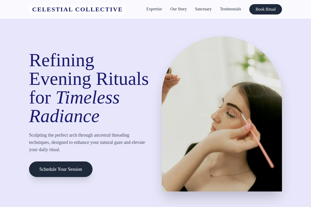 Ethereal Eyebrow Threading