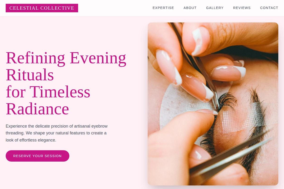 Chic Eyebrow Threading
